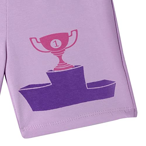 Image of YouGotPlanB Girl's Cycling Shorts (CS-Winner: 6-8 Lavender, Royal Blue 6 Years-8 Years)