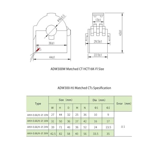 Medidor de energía trifásico ADW300 con conexión WiFi para control eléctrico eficiente 4