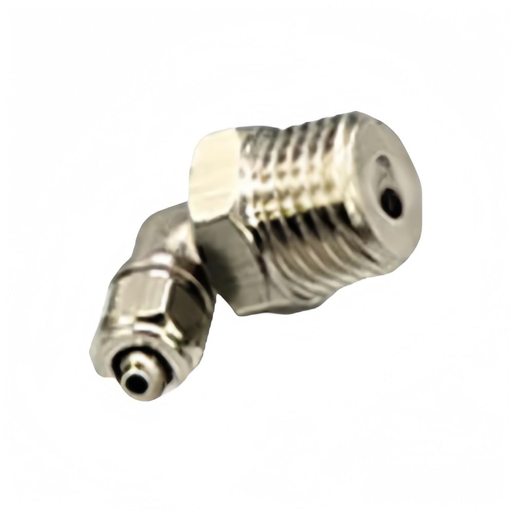 Pipe Hose Connector Pneumatic Connector Elbow Quick Thread Fitting, Male BSP Hose Tightening 1 piece(PL4-02)