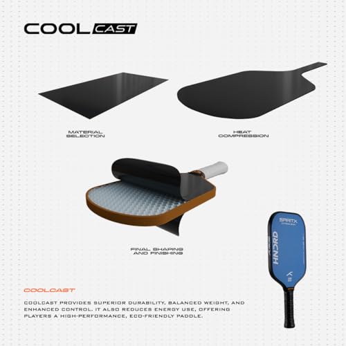 Image of Hundred Spirit X Pop - Pickleball Paddle | 13mm Core | Wide Body Power Paddle | Enhanced Sweet Spot | Ideal for Beginners & Intermediate Players | Free Paddle Bag