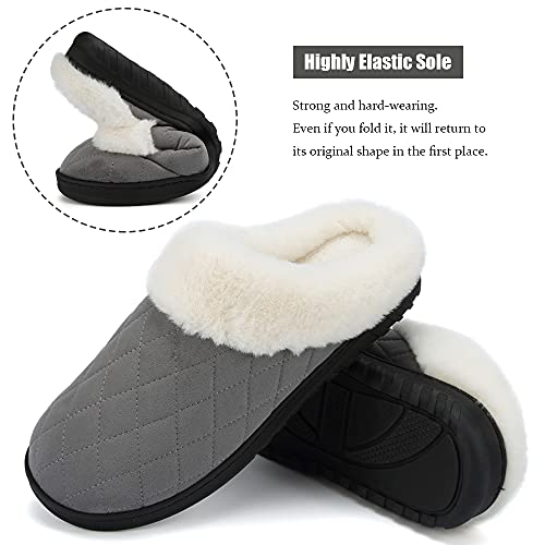 VTASQ Pantofole Inverno Donna Uomo Memory Foam