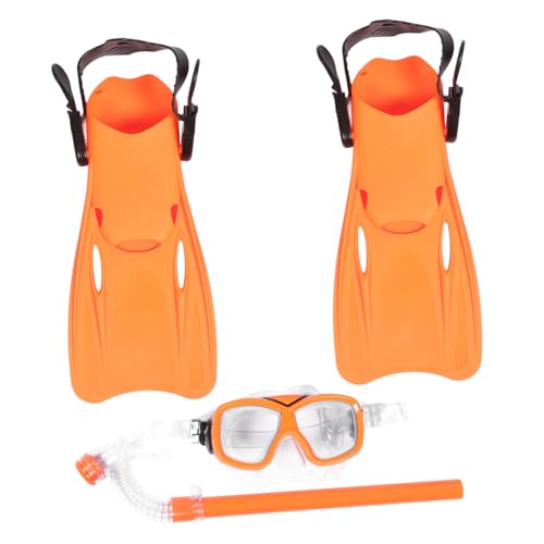 Mascara de snorkel adultos UPKOCH evita filtraciones con aletas portatiles de natacion
