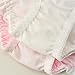 Joyralcos Women’s Bikini Brief Panties Japanese Anime Underwear Lolita Frill Trim Panty Set (2 Pack Maid Pink and White)