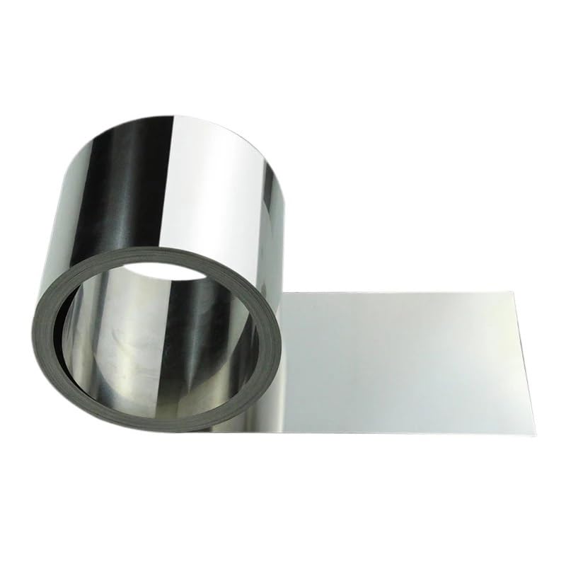 Tira magnética de lámina de acero inoxidable 430, 0,05-0,5mm de espesor, 20-300mm de ancho, 1M de longitud, materia prima industrial(0.2x300x1000mm)