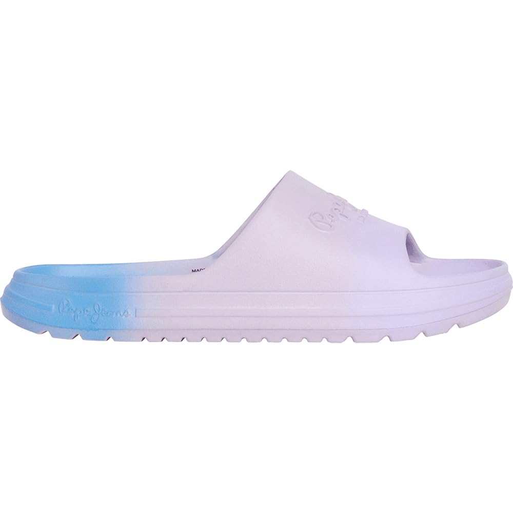 Pepe Jeans Women's Beach SLIDECOL W Shoes, Purple(Mauve Purple), 4