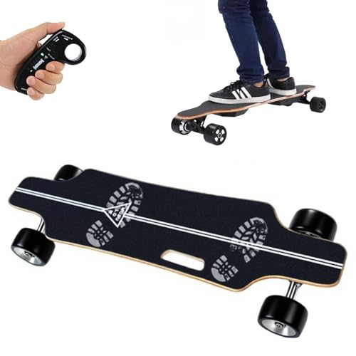 Longboard con Telecomando Manuale – Autonomia di Scorrimento Estesa, 4