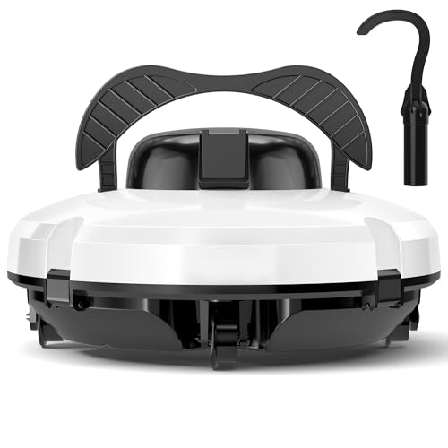 2026 Robot aspirateur de piscine sans fil pour piscine hors sol 120 minutes d'autonomie, nettoyeur de piscine automatique pour piscine creusée jusqu'à 1000...
