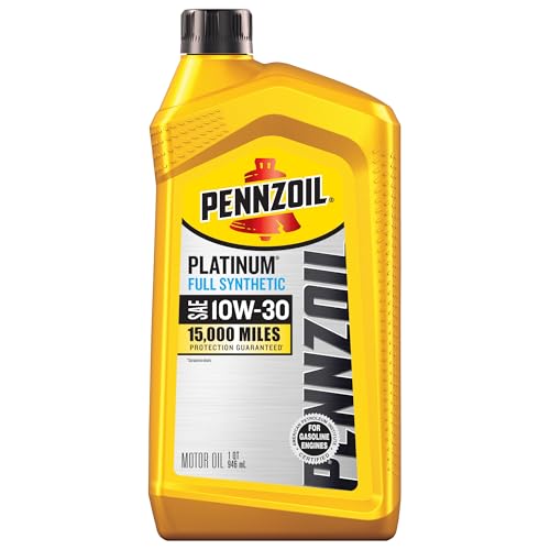 Pennzoil Platinum Full Synthetic 10W-30 Motor Oil, 1 Quart