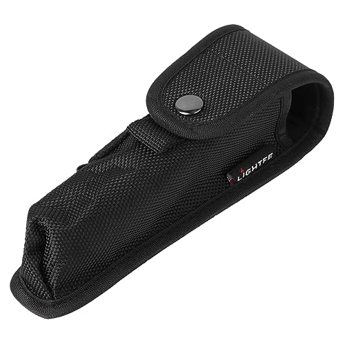 SKISUNO 1Pieza Estuche de Transporte de Nailon y Duradera Camping y Compatible con Cinturón Color Negro