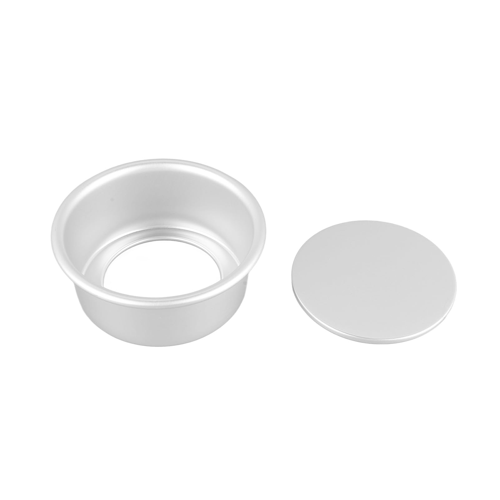Acouto Set di Tortiere Rotonde con Base Antiaderente da 4 Pollici, 6 Pezzi, per Matrimoni, Feste di Compleanno, Set di Teglie e Tortiere con Base Rimovibile Tonda, Tortiera Rotonda Antiaderente,