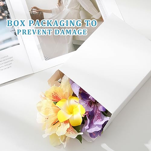 HAIMEIKANG Hair Clip, 3 Pieces Hawaiian Flower Hair Pins - Artificial Tropical Flower Hair Accessories for Women in White, Yellow, Purple (3 Count, 1 Package)