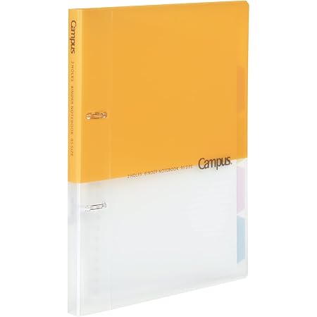 Amazon コクヨ ルーズリーフバインダー キャンパス B5 2穴 最大100枚 イエロー ル Pp358y 文房具 オフィス用品 文房具 オフィス用品