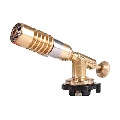 ZLDDE Küchenlampe, Heizungsschweißen Einstellbare Gasbrenner Flammenpistole BBQ Blowtorch Kupfer Flamme Butananzünder…