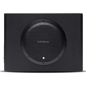 Rockford Fosgate Punch P300-10 Single 10″ 300-Watt Amplified Subwoofer & Enclosure – Black
