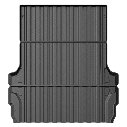 Mixsuper Truck Bed Mat for Chevrolet Colorado 2023-2025 2026 All Weather Bed Liner for Colorado Accessories TPE Durable Odorless Black