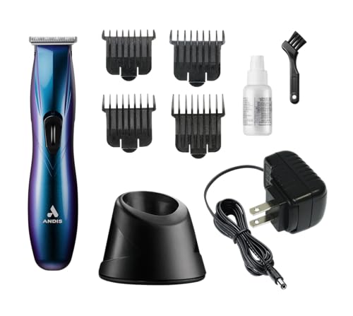 Andis 560974 Limited Edition Slimline Pro Beard Trimmer, Cord/Cordless, Lithium Ion T-Blade, Zero Gapped