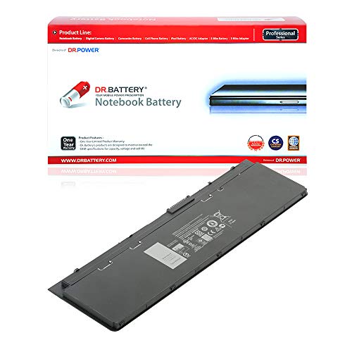 Image of DR. BATTERY WD52H GHT4X Battery Compatible with Dell Latitude E7240 E7250 7240 7250 Ultrabook KWFFN JN0J1 HJ8KP 451-BBFX J31N7 NCVF0 W57CV 451-BBFS 451-BBFW 451-BBQD [7.4V / 40Wh]