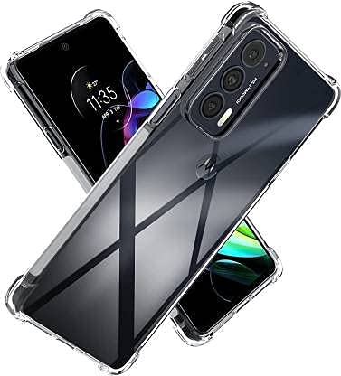 ELICA Bumper Transparent Case HD Clear Flexible Transparent Back Cover for Motorola Edge 20 2021 – Bumper Transparent