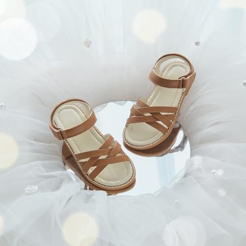Image of ESTINE Girls Sandal Dress Shoe for Toddler /Little Kid Party School Shoe