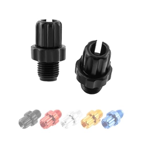 WinJapan ブレーキレバー ボルト 自転車マウンテンバイク アジャスターボルト 調整ネジ ハンドル (ブラック2個, M10)