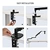 NEEWER MS002 Low Profile Desk Mic Boom Arm Stand with 360° Swivel Adjustable Pneumatic Damping Cable Management Cleaning Cloth, Desktop Mount Holder Compatible with Shure MV7 SM7B Blue Yeti Microphone #5