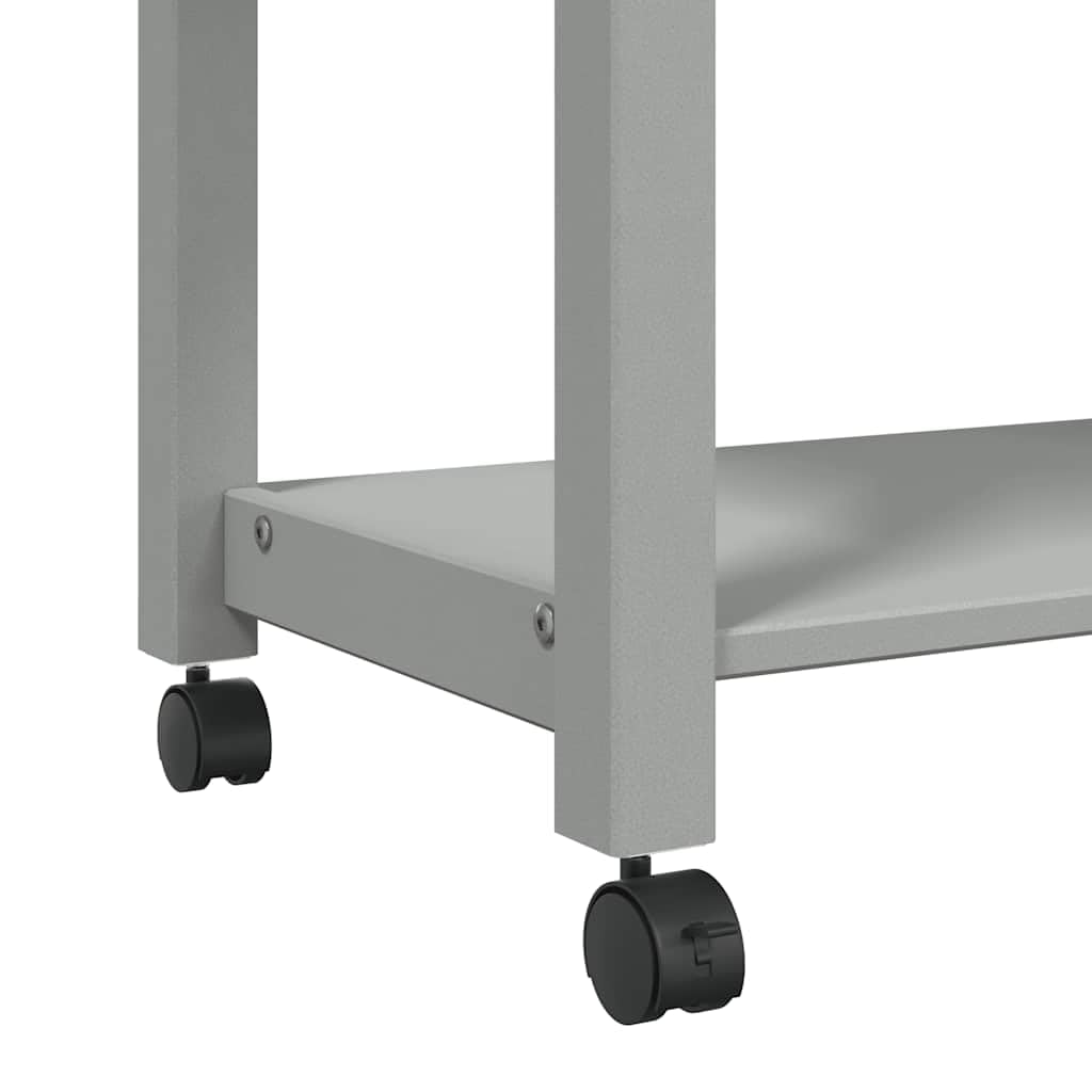 vidaXL Carrito de Cocina, Organizador de Comida Verduras Té, Carro de Servicio, Almacenamiento para Baño Salón Estudio, Madera Maciza de Pino