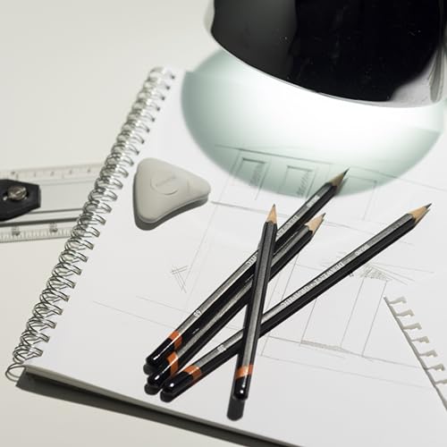 Derwent Set of 6 Graphic Pencils in Soft Degrees 8B-2H, Professional Quality Graphite For All Artists – Beginners & Professionals, Suitable For Sketching, Drawing, Shading, Drafting and Illustrations - Image 6