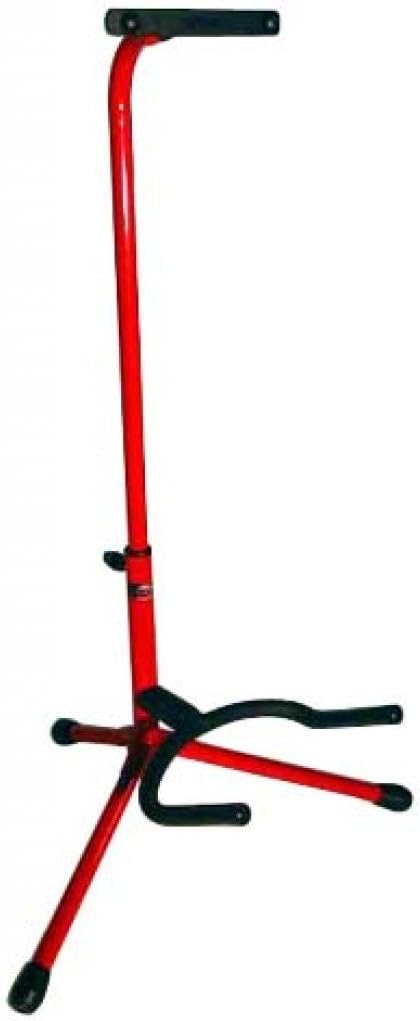 Stagg Guitar Holder (Tubular Tripod, Red)