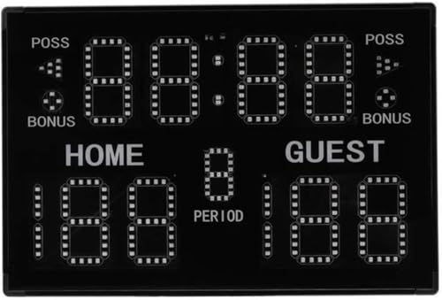 Marcador electrónico para baloncesto para interiores miniatura 2