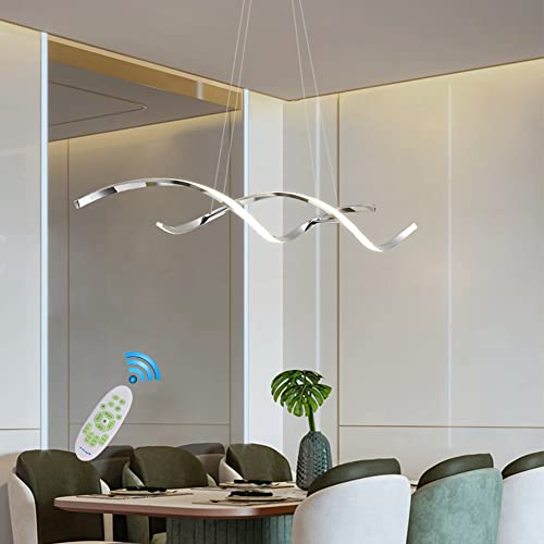 Plafonnier LED moderne or 36W au design suspendu élégant pour grand salon et cage d'escalier