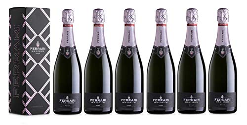 Ferrari Maximum Brut Rosé Trentodoc [ 6 Bottiglie x 750ml ]