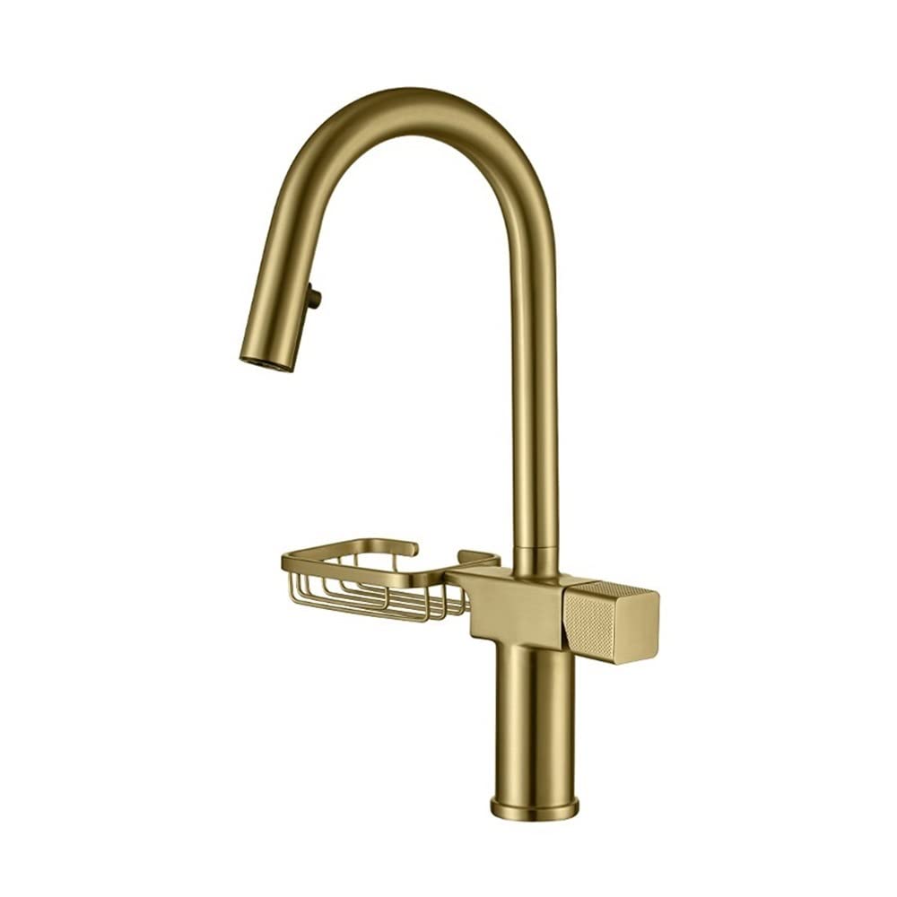 Robinet de cuisine extractible et mitigeur d'eau chaude froide pour évier