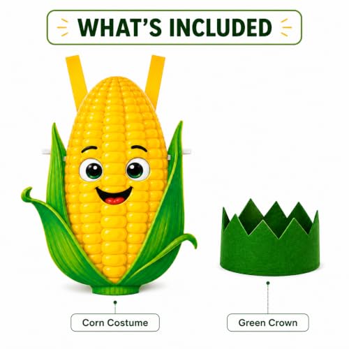 Image of Raj Costume Kids Fruit & Vegetable Fancy Dress Costume | Soft Felt Fruit and Vegetable Cutout Costume for Boys & Girls | School Annual Function