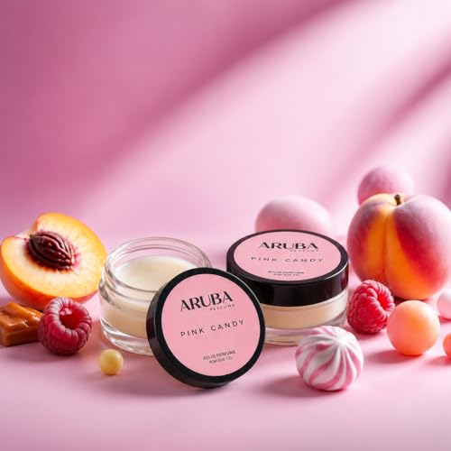 Image of Alcohol Free | Pink Candy | Solid Perfumes | Wax Perfumes for Men & Women | Non-Greasy Cologne | Strong & Lasting Fragrance | Gifting Pack for Him & Her
