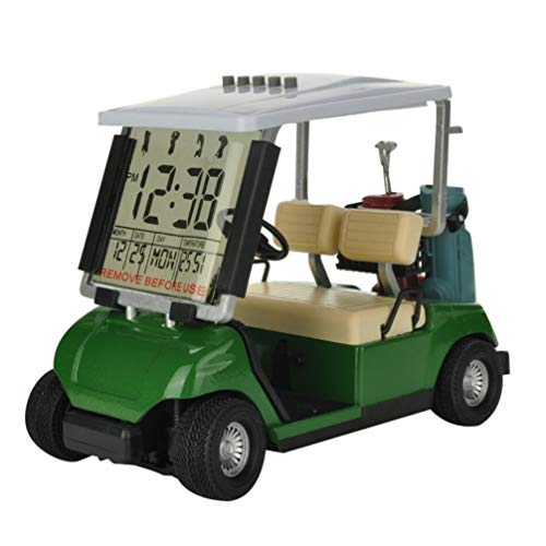 STOBOK Large Alarm Day Clock Digital Date Calendar Thermometer Golf Cart Model or