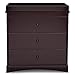 Delta Children Sutton 3 Drawer Dresser with Changing Top, Espresso Java