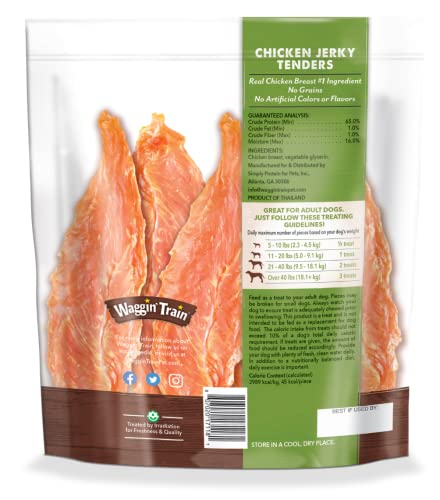 Waggin' Train Chicken Jerky For Dogs - Limited Ingredient Dog Treats For Dogs Made In The Usa - 30 Oz. Pouch #TOP1