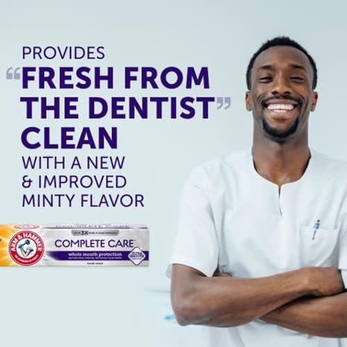 ARM & Hammer Complete Care Toothpaste, Fresh Mint, 6.0 oz, 4-Pack | Teeth Whitening, With Baking Soda, Fluoride, Whole Mouth Protection - image 7