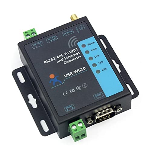 PUSR USR-W610 Serial zu WiFi Ethernet Wireless Converter RS232 RS485 Serial Server Support WatchDog Modbus Gateway TCP UDP Client171 (UK-Stecker)