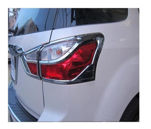 Protector luz trasera Isuzu MU-X 2014 2015 2016 embellecedor cromado ABS parachoques 4