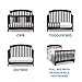 Delta Children Emerson 4-in-1 Convertible Crib - Greenguard Gold Certified, Dark Chocolate