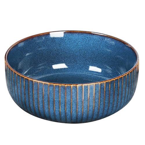 Salatschüssel aus Keramik 1800ML Gross Salatschüssel, Porzellan...