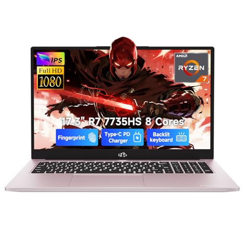 NIMO portátil 17.3" Ryzen 7 7735HS 16GB DDR5 256GB SSD miniatura 1