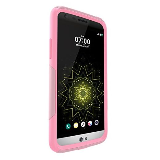 OTTERBOX COMMUTER SERIES Case for LG G5 - Retail Packaging - BUBBLEGUM WAY (BUBBLEGUM PINK/SEASHELL PINK)