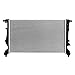 DNA Motoring OEM-RA-13401 13401 Factory Style Aluminum Core Radiator Replacement Compatible with 14-18 Jeep Cherokee AT/MT