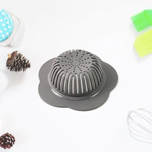 Image of Sink Strainer Plastic Sink Strainer Kitchen Easy Clean Sink Drain Filter Basket & Stainless Steel Sink (Plastic)