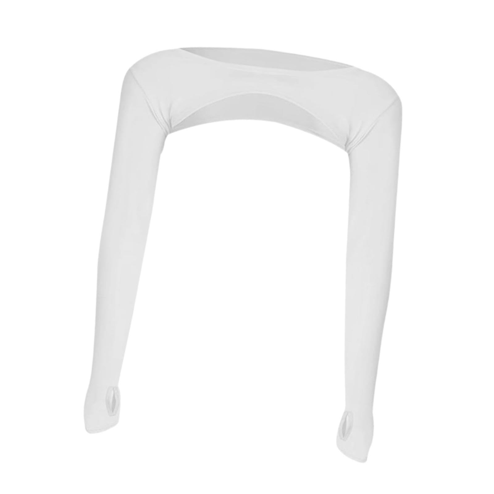Cooling Shawl with Thumb Hole Golf Sleeves Long Sleeves for Women Men Summer White-image-30
