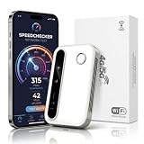 Routeur 5G Portable WiFi 6 avec Slot SIM Déverrouillé – Modem 5G Carte SIM, Internet Mobile Haut Débit 5G/4G+, Débit Ultra Rapide 300 Mbps, Jusqu’à 28 Appareils, Idéal pour Voyage & Télétravail