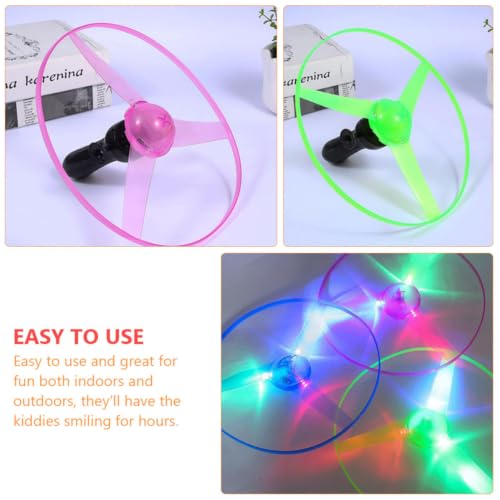 Plástico fácil de usar en estos discos voladores luces LED 3