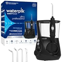 Waterpik Water Flosser Ultra Professional, Plaque remover for teeth, Black